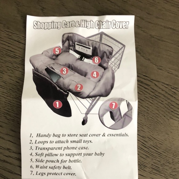 Other - Never used Shopping cart cover